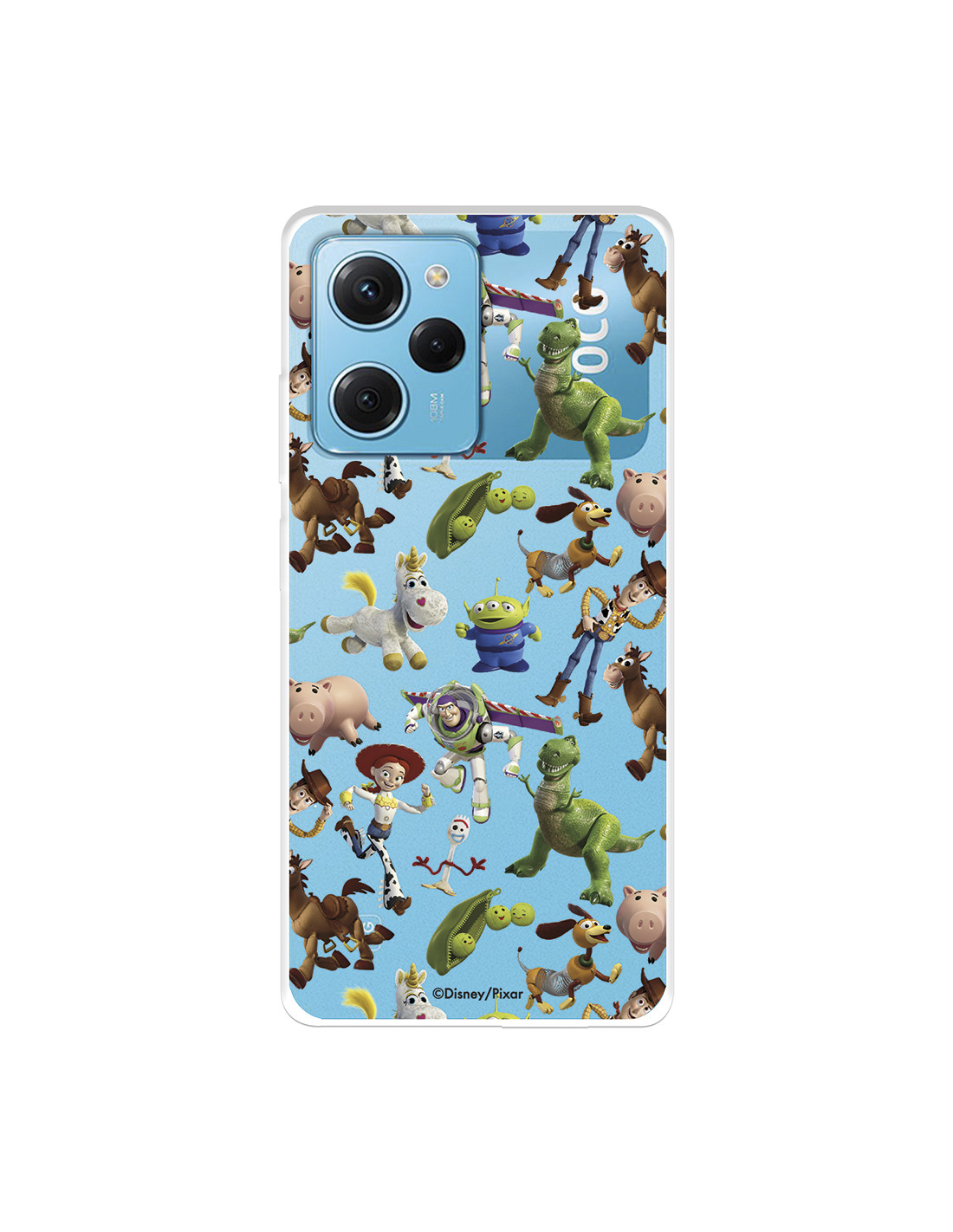 Funda para Xiaomi Poco X5 Pro 5G Oficial de Disney Muñecos Toy Story  Siluetas - Toy Story