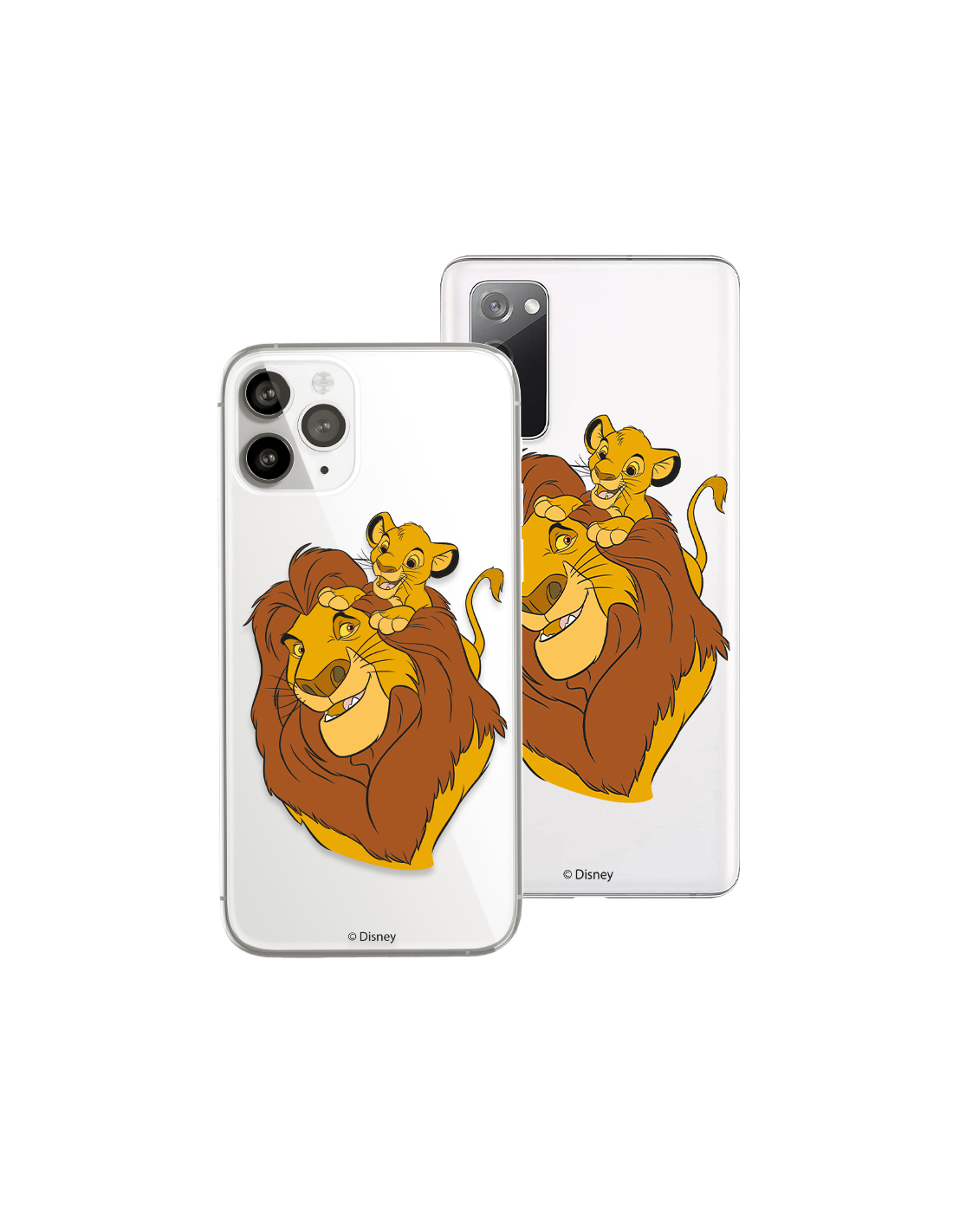 Funda para Nothing Phone 1 Oficial de Disney Simba y Nala Silueta