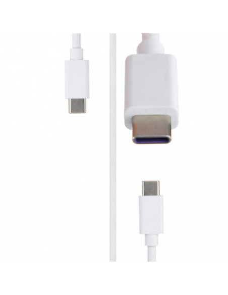 Cargador Blanco Google + Cable USB Tipo C