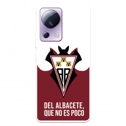 Funda para Xiaomi Mi 13 Lite del Albacete Balompié Escudo "Del Albacete que no es poco"  - Licencia Oficial Albacete Balompié