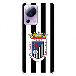 Funda para Xiaomi Mi 13 Lite del Club Deportivo Badajoz Escudo Blanquinegro  - Licencia Oficial Club Deportivo Badajoz
