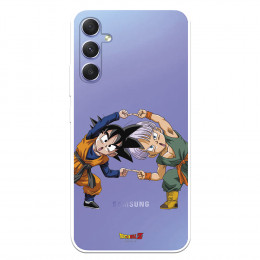 Funda para Samsung Galaxy A34 5G Oficial de Dragon Ball Goten y Trunks Fusión - Dragon Ball