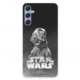 Funda para Samsung Galaxy A34 5G Oficial de Star Wars Darth Vader Fondo negro - Star Wars