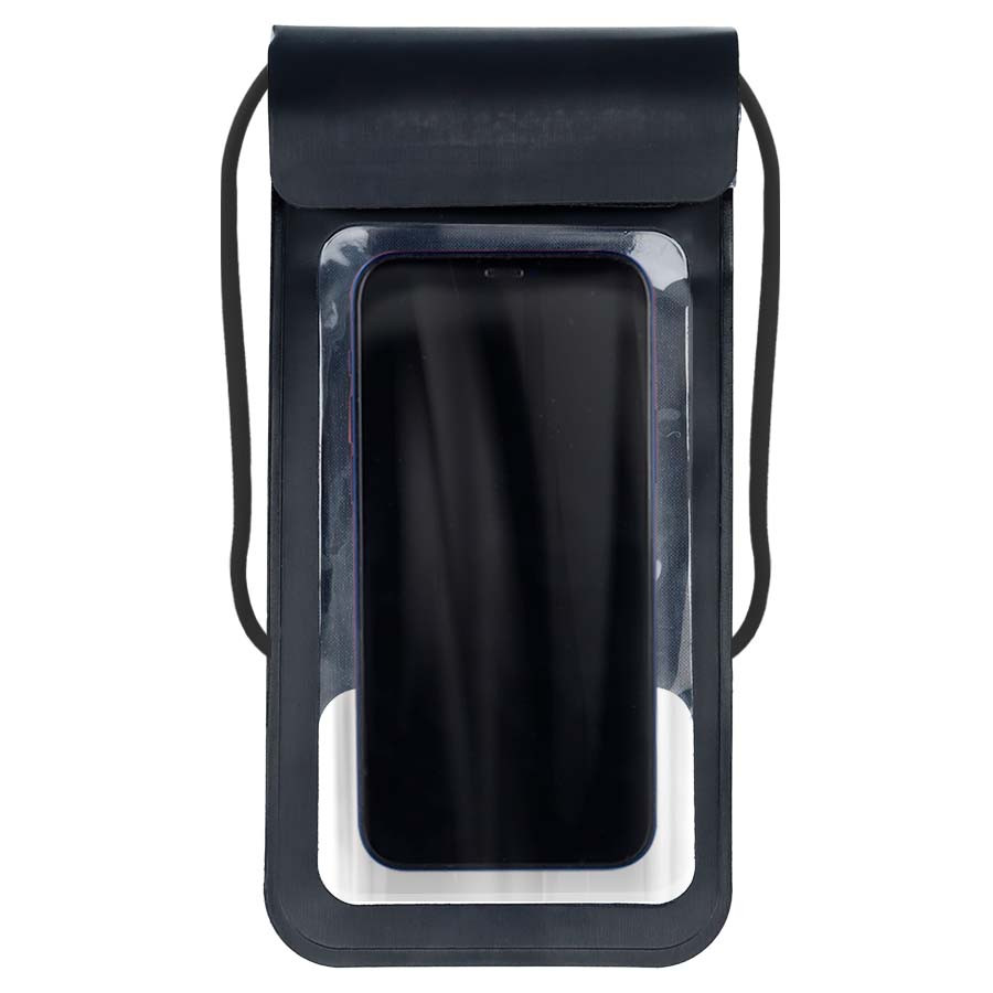 Bolsa de neopreno para teléfono móvil, funda de Color negro para