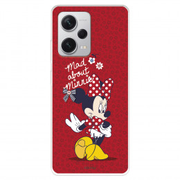 Funda para Xiaomi Redmi Note 12 5G Oficial de Disney Minnie Mad About - Clásicos Disney