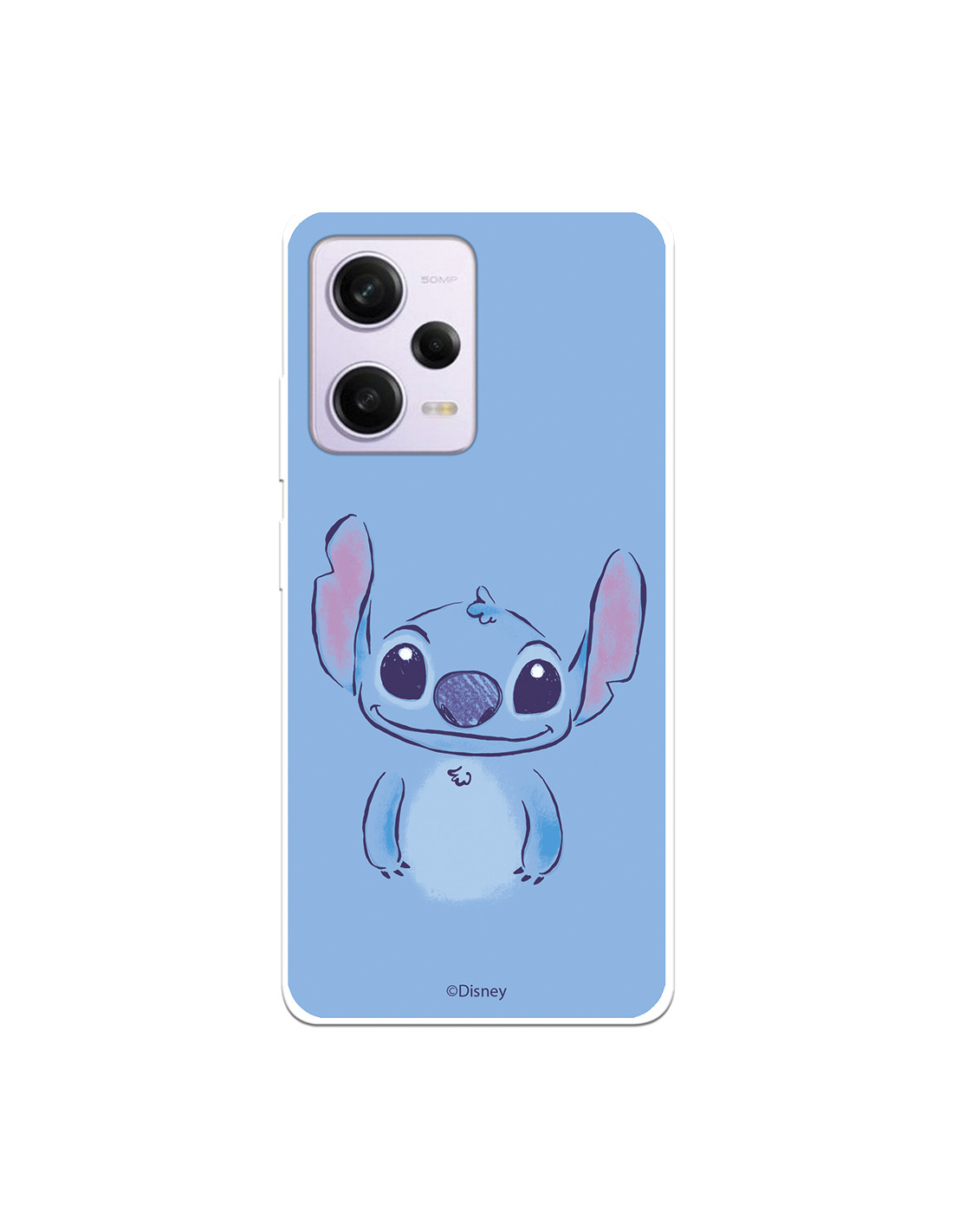 Funda para Xiaomi Redmi Note 12 Pro 5G Oficial de Disney Stitch Azul - Lilo  & Stitch