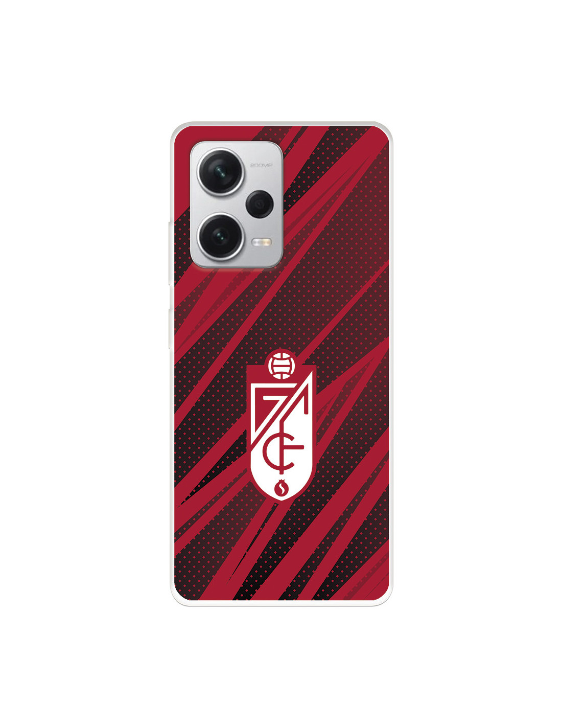 Funda para Xiaomi Redmi Note 12 5G del Granada CF Escudo - Líneas Rojas y  Negras - Licencia Oficial Granada CF