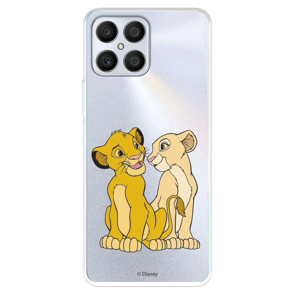 Funda para Xiaomi 13T Pro Oficial de Disney Simba y Nala Silueta