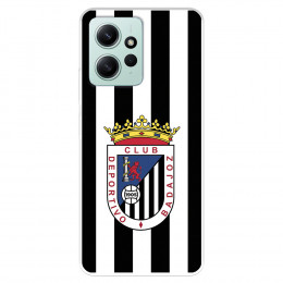 Funda para Xiaomi Redmi Note 12 4G del Club Deportivo Badajoz Escudo Blanquinegro  - Licencia Oficial Club Deportivo Badajoz