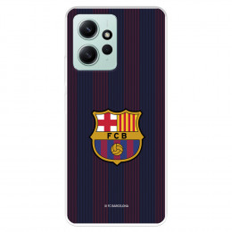 Funda para Xiaomi Redmi Note 12 4G del FC Barcelona Rayas Blaugrana  - Licencia Oficial FC Barcelona