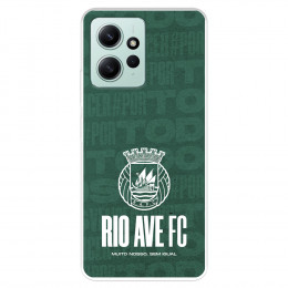 Funda para Xiaomi Redmi Note 12 4G del Rio Ave FC Escudo Blanco  - Licencia Oficial Rio Ave FC