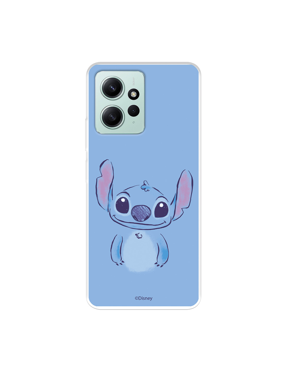 Funda para Xiaomi Redmi Note 12 4G Oficial de Disney Stitch