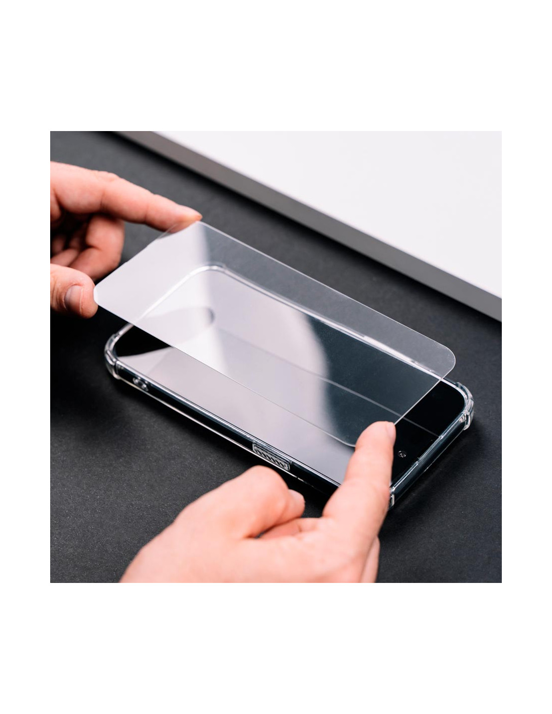 Protector de cristal templado de la pantalla iPhone XR Cine