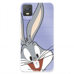 Funda para TCL 403 Oficial de Warner Bros Bugs Bunny Silueta Transparente - Looney Tunes