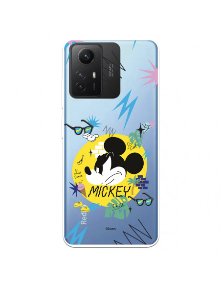 Funda Para Xiaomi Redmi Note 12 Pro 5g Oficial De Disney Mickey