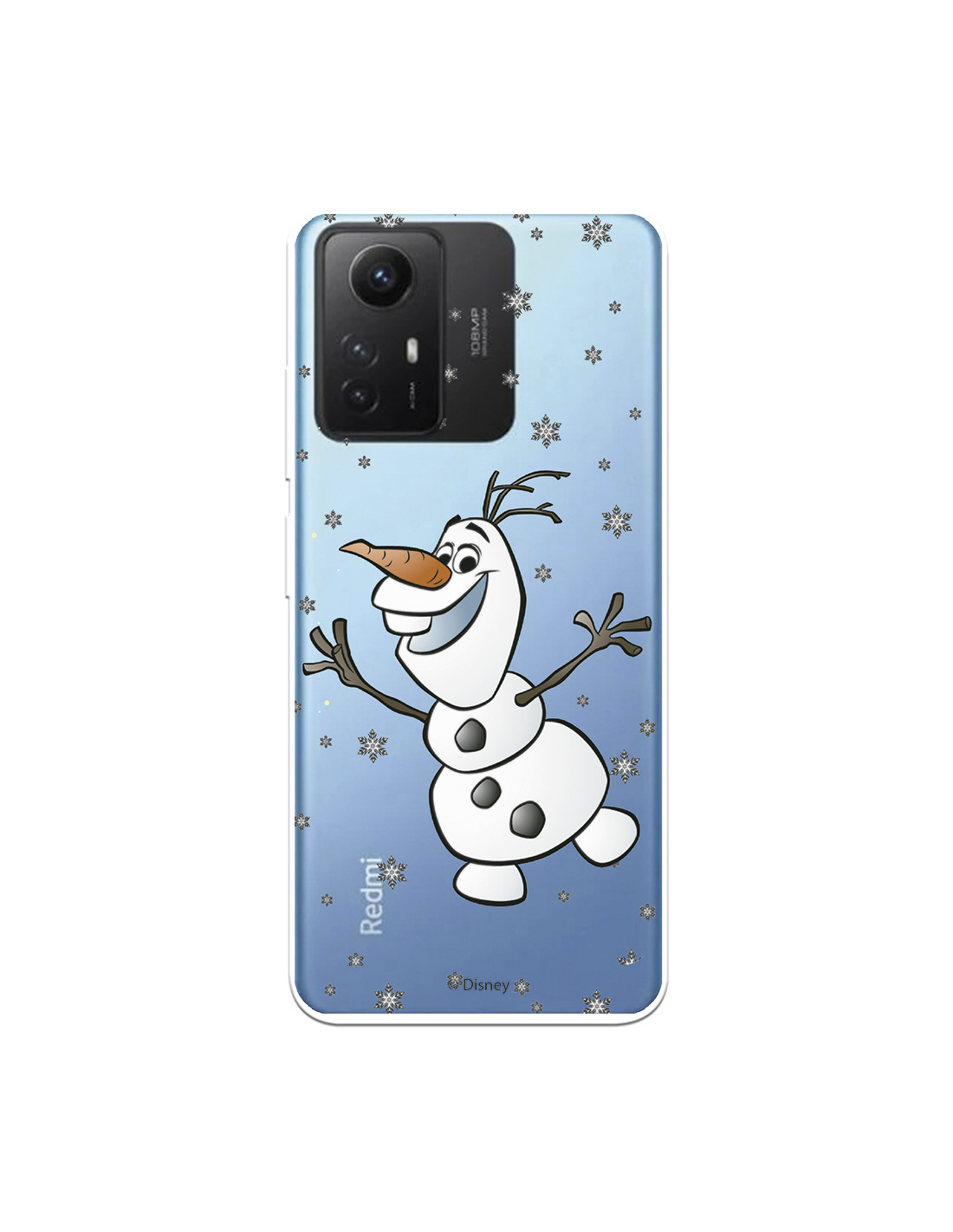 Funda para Xiaomi Redmi Note 12S Oficial de Disney Olaf Transparente -  Frozen