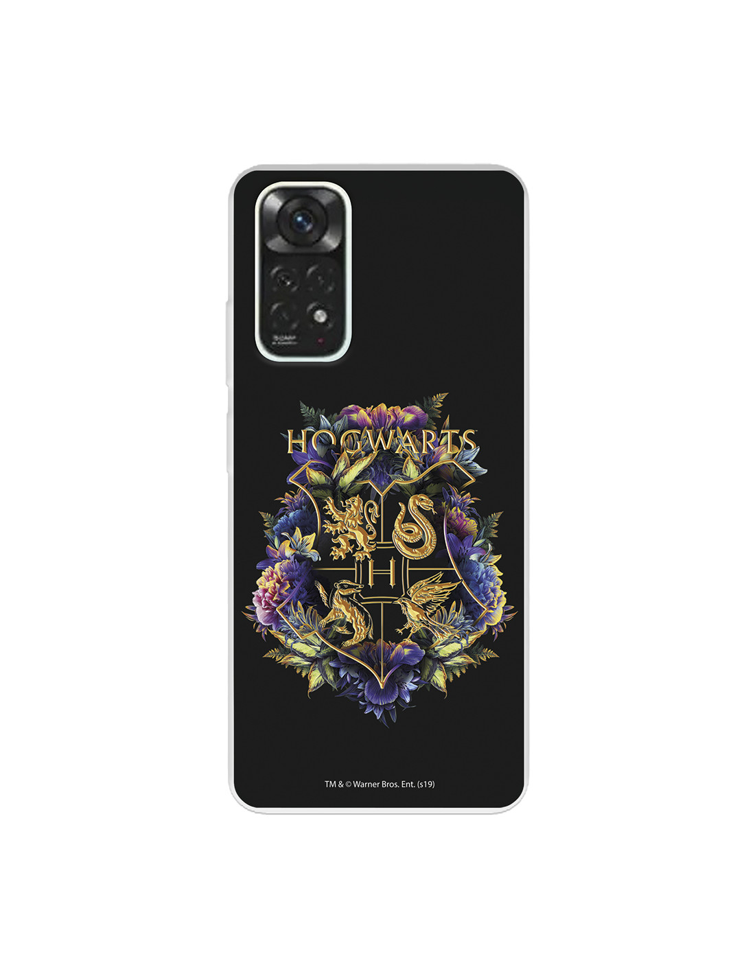 Funda para Xiaomi Redmi Note 12 Pro Oficial de Harry Potter Hogwarts Floral  - Harry Potter