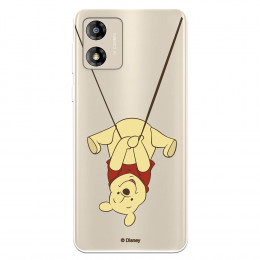 Funda para Motorola Moto E13 Oficial de Disney Winnie  Columpio - Winnie The Pooh