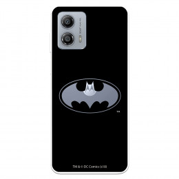 Funda para Motorola Moto G53 5G Oficial de DC Comics Batman Logo Transparente - DC Comics