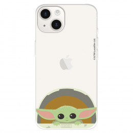 Funda para iPhone 15 Oficial de Star Wars Baby Yoda Sonrisas - The Mandalorian