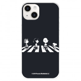 Funda para iPhone 15 Oficial de Peanuts Personajes Beatles - Snoopy