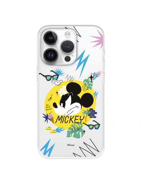 Funda para iPhone 15 Pro Oficial de Disney Mickey Mickey Urban - Clásicos  Disney