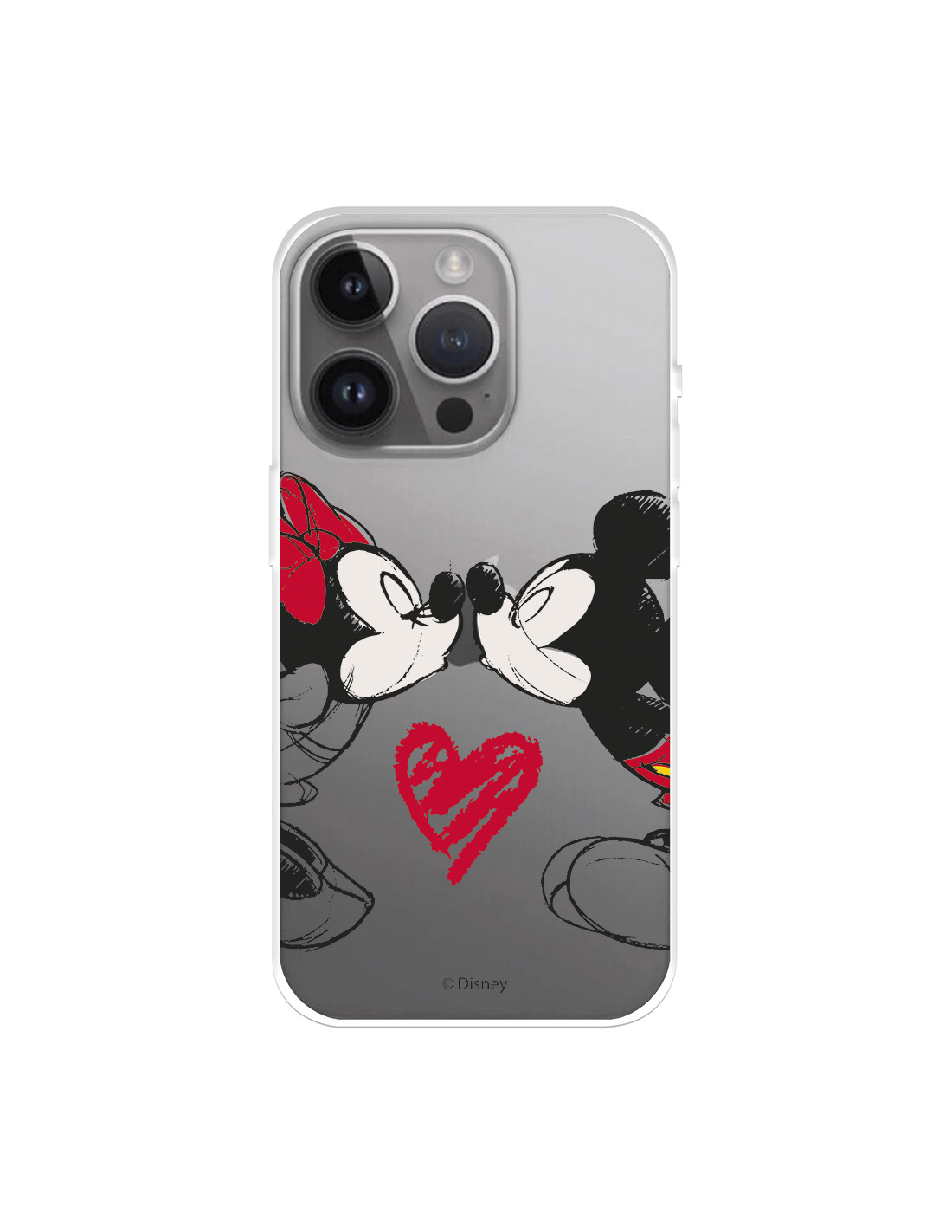Funda Para Xiaomi Redmi Note 12 Pro Plus Oficial De Disney Mickey Y Minnie  Beso - Clásicos Disney