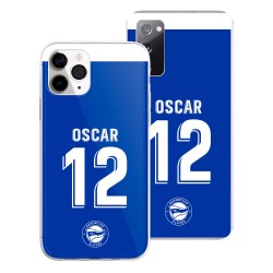 Funda Oficial Deportivo Alavés - Dorsal Camiseta Personalizado