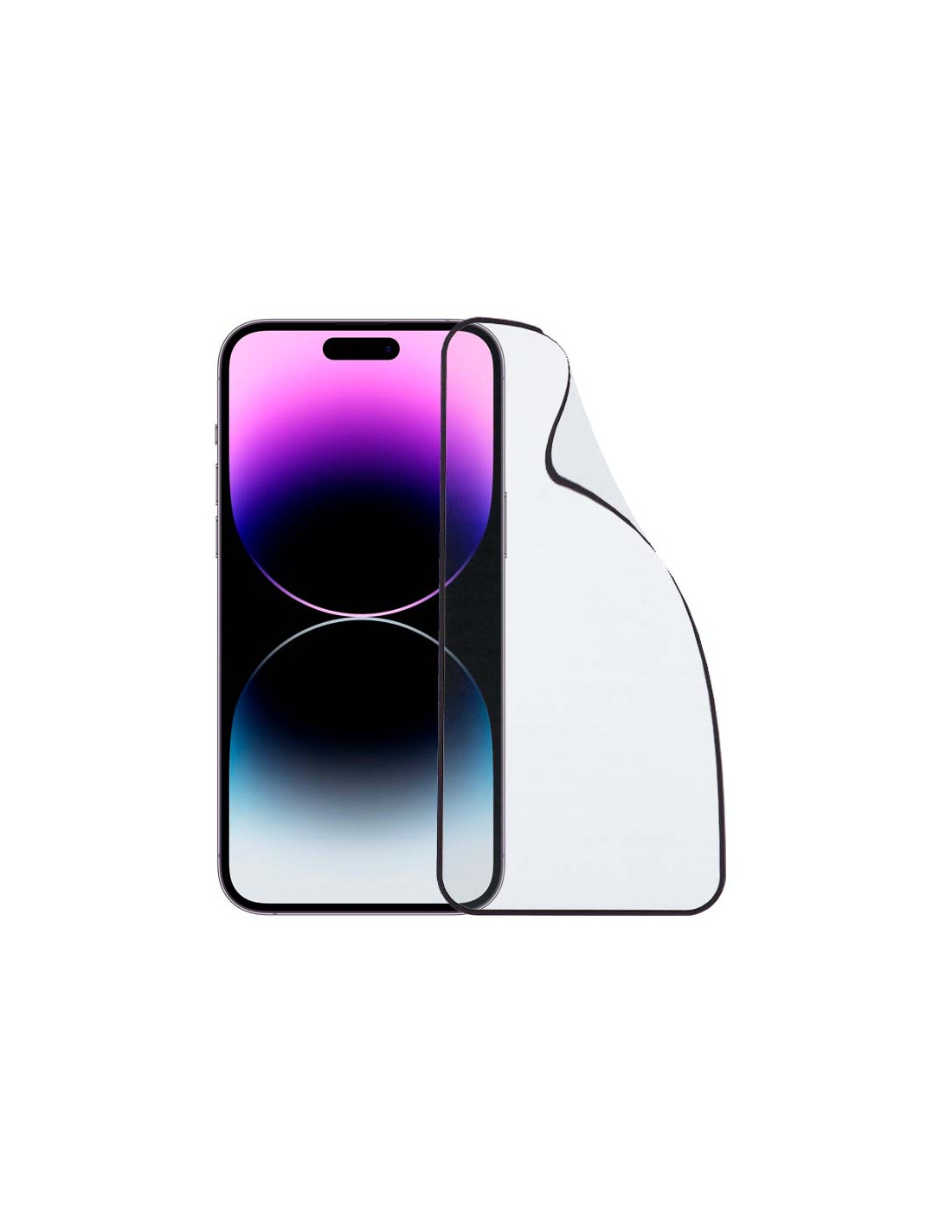 Cristal Templado Completo Negro Irrompible para iPhone SE 2022