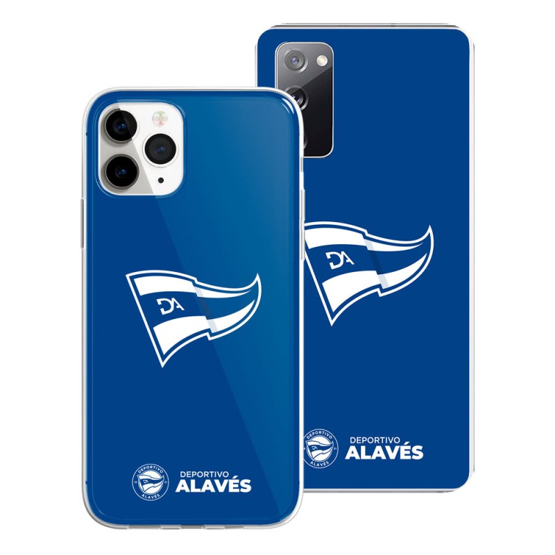 Funda Oficial Deportivo Alavés - Escudo Con Fondo Azul