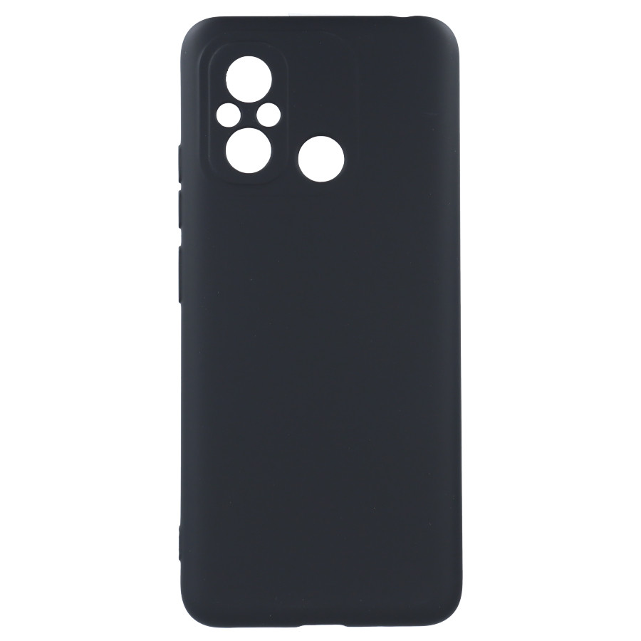Funda Silicona Líquida Ultra Suave Xiaomi Redmi 12 Color Negro con