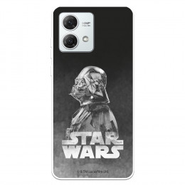 Funda para Motorola Moto G84 5G Oficial de Star Wars Darth Vader Fondo negro - Star Wars