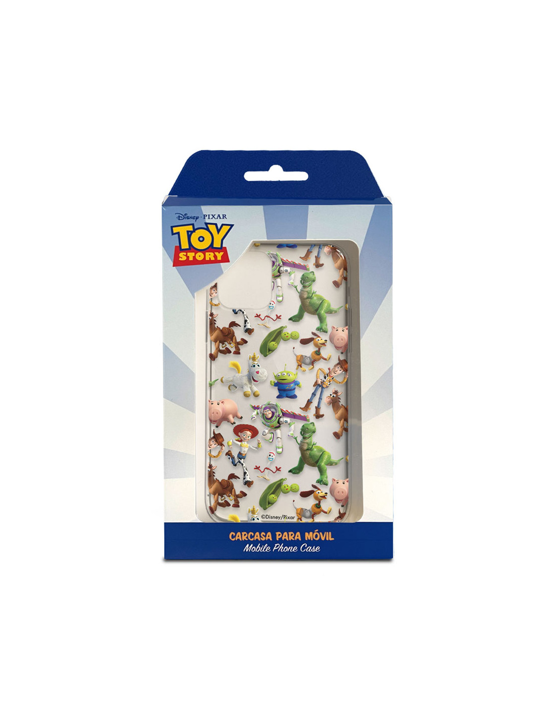 Funda para Xiaomi Mi 10T Lite Oficial de Disney Muñecos Toy Story Siluetas  - Toy Story
