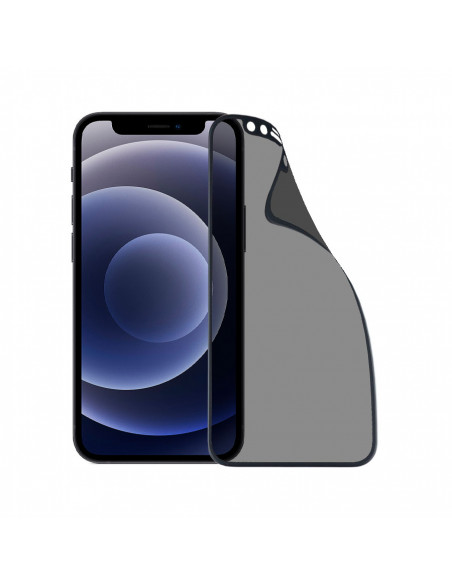 Cristal Templado Completo Negro Irrompible para iPhone 12 Pro