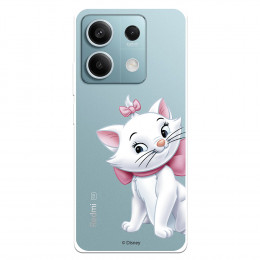 Funda para Xiaomi Redmi Note 13 Pro 5G Oficial de Disney Marie Silueta - Los Aristogatos
