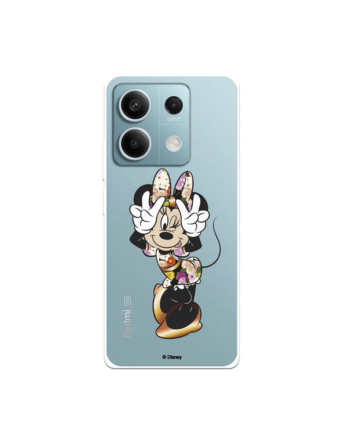 Funda para Xiaomi Redmi 10A Oficial de Disney Mickey y Minnie Posando -  Clásicos Disney