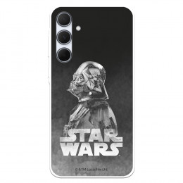 Funda para Samsung Galaxy A35 5G Oficial de Star Wars Darth Vader Fondo negro - Star Wars