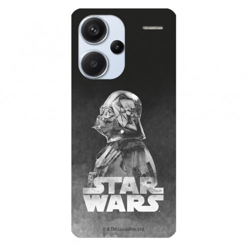 Funda para Xiaomi Redmi Note 13 Pro Plus 5G Oficial de Star Wars Darth Vader Fondo negro - Star Wars