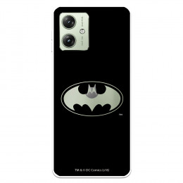 Funda para Motorola Moto G54 5G Oficial de DC Comics Batman Logo Transparente - DC Comics