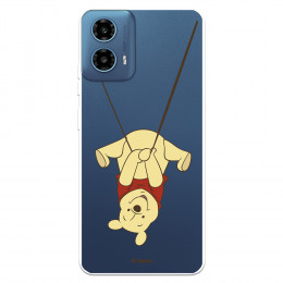 Funda para Motorola Moto G34 Oficial de Disney Winnie  Columpio - Winnie The Pooh
