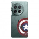 Funda para OnePlus 12 Oficial de Marvel Capitán América Escudo Transparente - Marvel