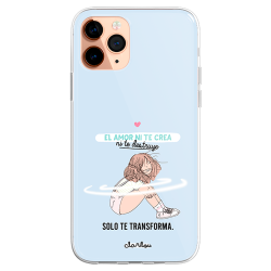 Funda Movil Diseño Clarilou - El Amor Ni Te Crea Ni Te Destruye