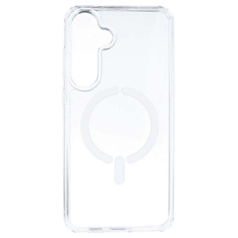 Funda Transparente Logo Compatible con Magsafe para Samsung Galaxy S24 Plus