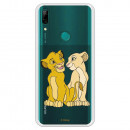 Carcasa Oficial Disney Simba y Nala transparente para Huawei P Smart Z - El Rey León- La Casa de las Carcasas