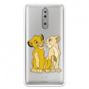 Carcasa Oficial Disney Simba y Nala transparente para Nokia 8 - El Rey León- La Casa de las Carcasas