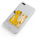 Funda Oficial Disney Simba y Nala transparente para iPhone 7 Plus - El Rey León