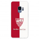 Funda Oficial Sevilla escudo bicolor para Samsung Galaxy S9