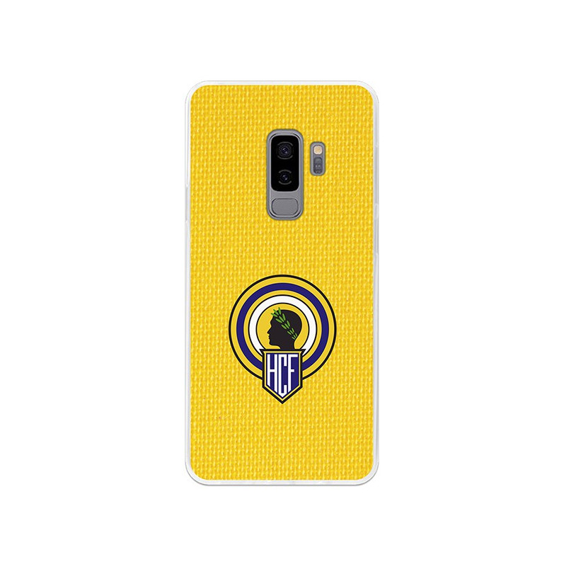 Funda Oficial Hércules escudo fondo amarillo Samsung Galaxy S9 Plus
