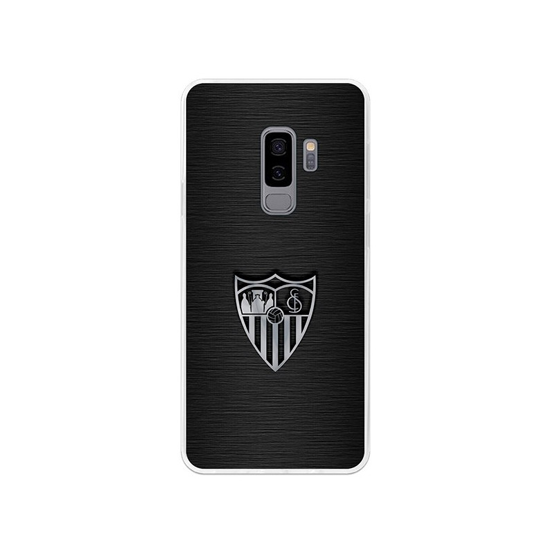 Funda Oficial Sevilla escudo plata para Samsung Galaxy S9 Plus
