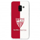 Funda Oficial Sevilla escudo bicolor para Samsung Galaxy A8 2018